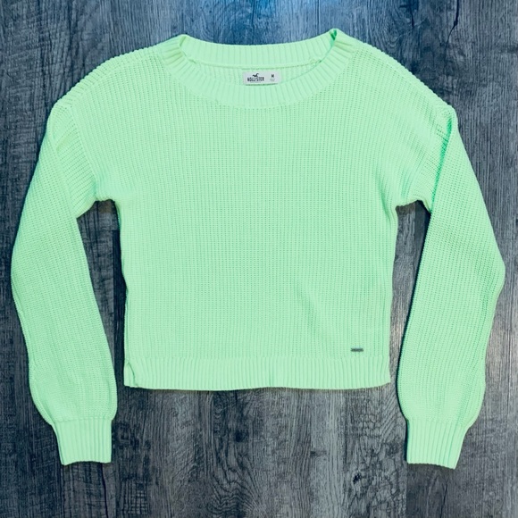 Green hollister sweater Clearance